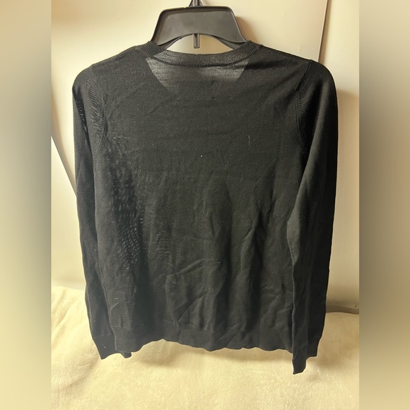 ZADIG & VOLTAIRE Miss M Skull Studs Merino Extra Fine Embellished Sweater Sz Med - Picture 6 of 7